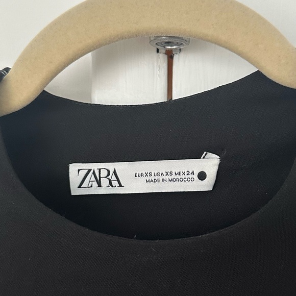 NWOT Zara Collection open back black maxi dress - Picture 7 of 8